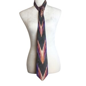 100% Silk Vintage Vitaliano Pancaldi Retro Tie Branded Tie Charm